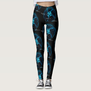 Legging Sombra de Água-Viva Brilhante