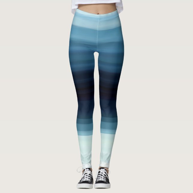 Legging Sombreado Azul (Frente)
