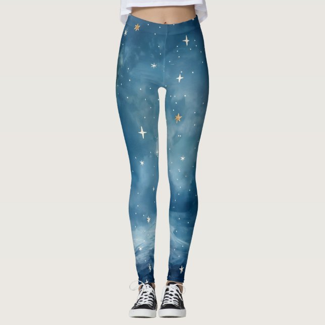Legging Sonho Azul Celestial Eetal (Frente)