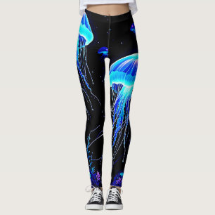 Legging Sonho de medusa bioluminescente
