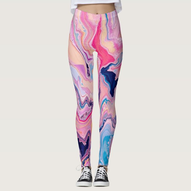 Legging Sonho de Pastel Marble (Frente)