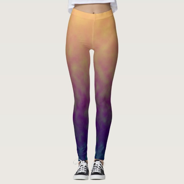 Legging Sonho do Crepúsculo Dourado (Frente)