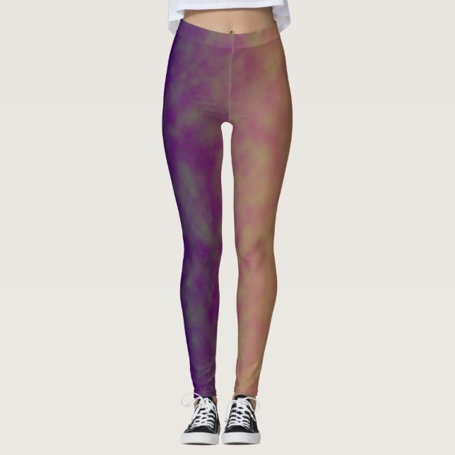 Legging Sonho do Crepúsculo Dourado (Frente)