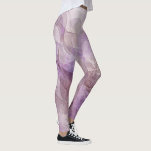 Legging Sonho Lavanda Redemoinho Lilás Mauve Lavanda