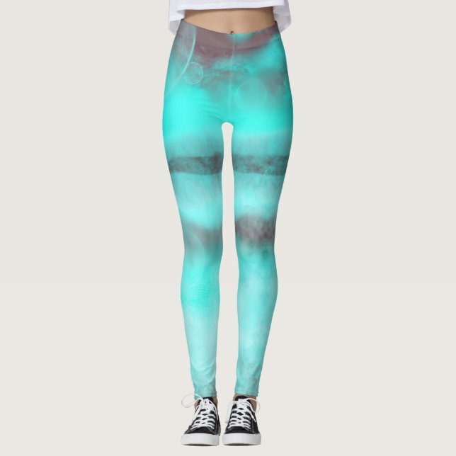 Legging Sonho teal (Frente)