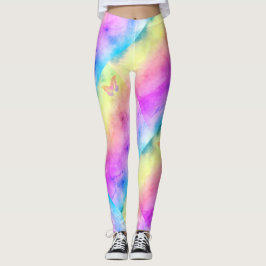Legging [Sonhos de Aquarela] Cartazes Moles de Pastel