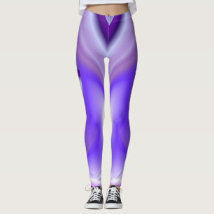 Legging Sonhos de Arco-Íris de Flor Roxo