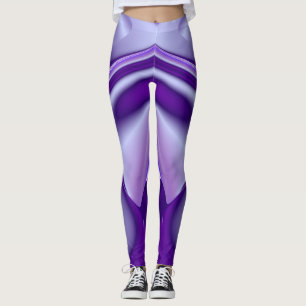Legging Sonhos de Arco-Íris de Flor Roxo