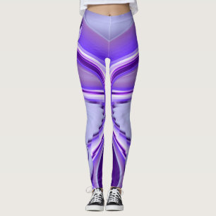 Legging Sonhos de Arco-Íris de Flor Roxo