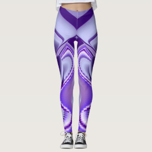 Legging Sonhos de Arco-Íris de Flor Roxo