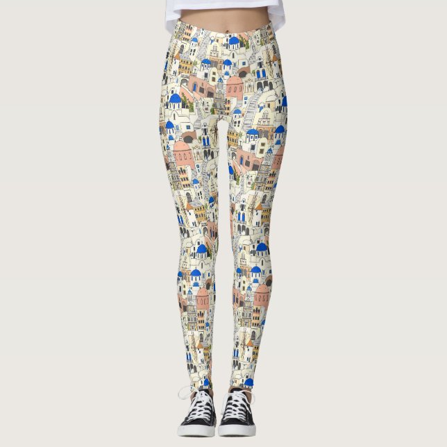 Legging Sonhos de Santorini (Frente)