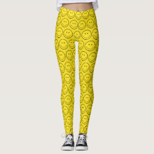 Legging Sorriso de rosto amarelo