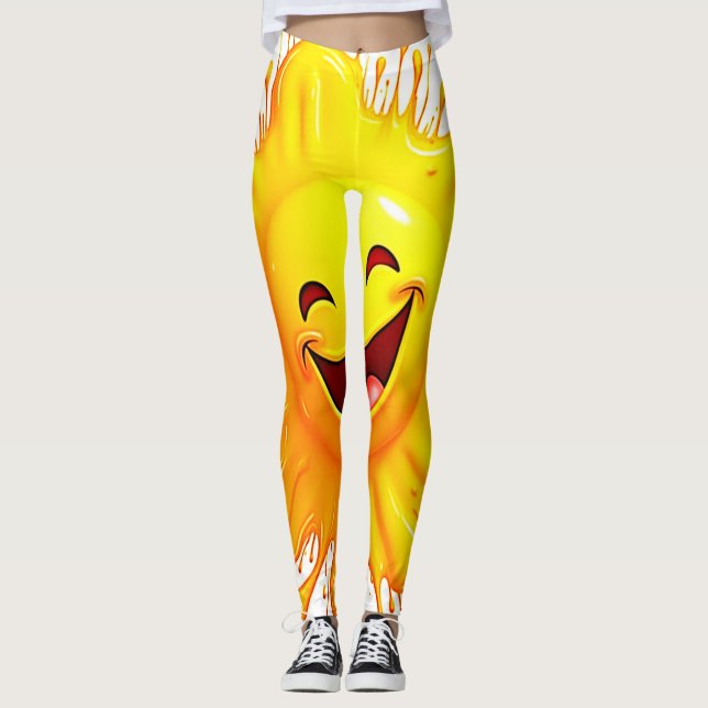 Legging Sorrisos de Sol: Explosão de Alegria (Frente)