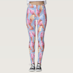 Legging Sorvete. Padrão doce