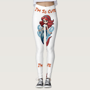 Legging Sou tão fofa Sereia Thunder_Cove