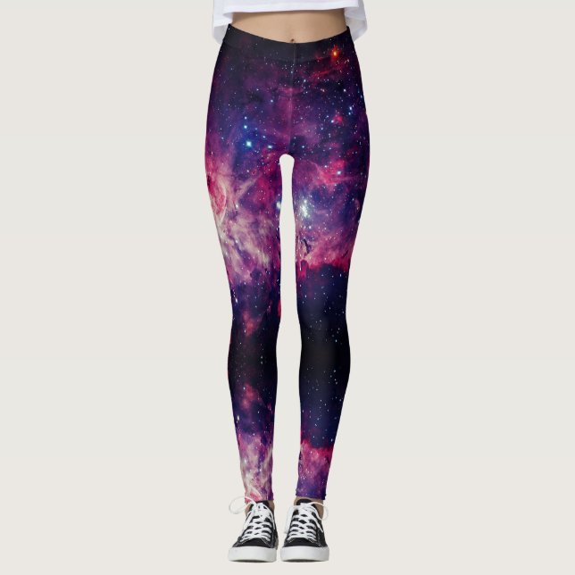Legging Space Universe - Power yoga Ir (Frente)