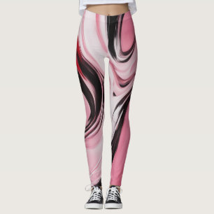 Legging Spandex cor-de-abstrato 20125