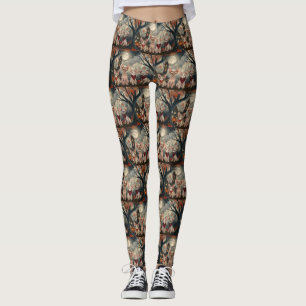 Legging Sphynx Cat Halloween Spooky