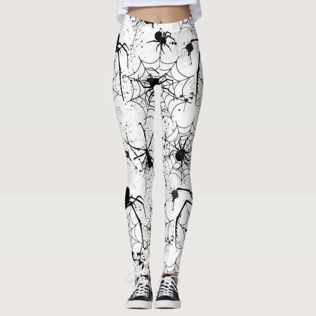 Legging Spiderweb Pattern Halloween  (Frente)