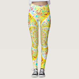 Legging Spiral Yellow