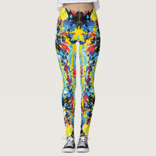 Legging Splatter de crayola derretida