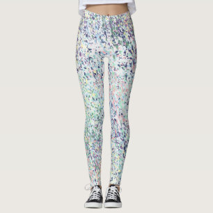 Legging Splatter de pintura de aquarela