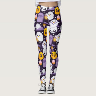 Legging Spooky Cute Ghosts Halloween