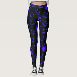 Legging Spooky Faces Halloween
