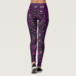 Legging Spooky Spiderweb