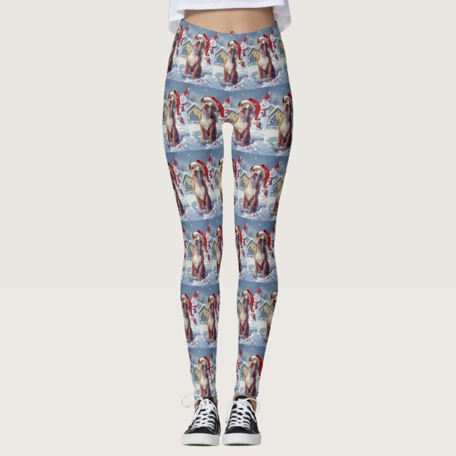 Legging Staffordshire Winter Wonderland Natal (Frente)