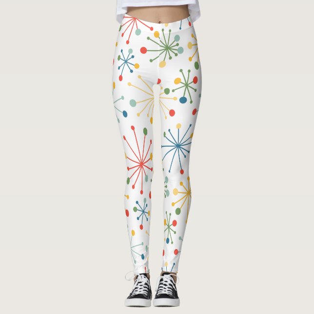 Legging Starbursts em Cor (Frente)
