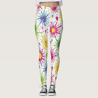 Legging Starbursts Padrão Invisível