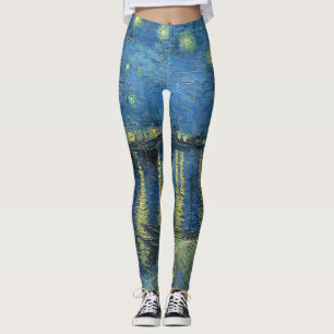 Legging Starry Night Over the Rhone Vincent Van Gogh