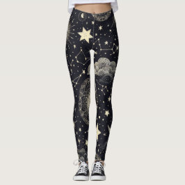 Legging Starry Night Sky