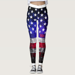 Legging STARS E STRIPES DISTRESSED USA Dot Patterno
