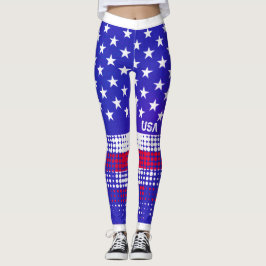 Legging STARS E STRIPES DISTRESSED USA Dot Patterno