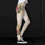 Legging Steampunk Glam | Corante Dourado e Rosa<br><div class="desc">Grunge dos anos 90, todo crescido! Chique vitoriano sofisticado e feminino, padrão sem costura em forma de aço, com paleta de cor cinzenta, com rosa-rosa, acentuado pela poeira dourada e escrita manual. Este vintage dos anos 90 inspirou um design abstrato que apresenta uma bela paleta que adiciona pop de cor...</div>
