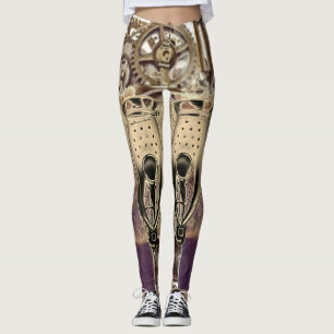 Legging Steampunk Machine Armor