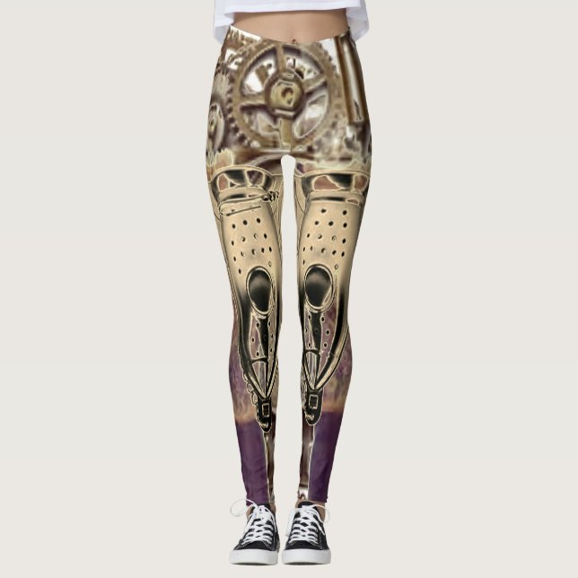 Legging Steampunk Machine Armor (Frente)