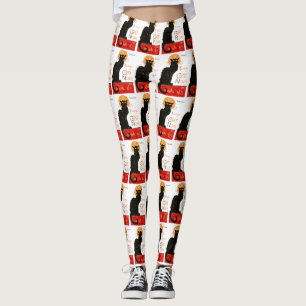 Legging Steinlen Black Cat Classic French Trabalho de arte