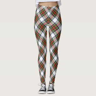 Legging Stewart Royal Dress Xadrez Padrão Escocês Menor