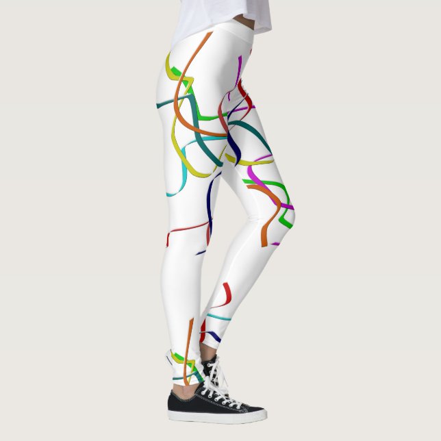 Legging Streamers de plástico colorido (Direita)