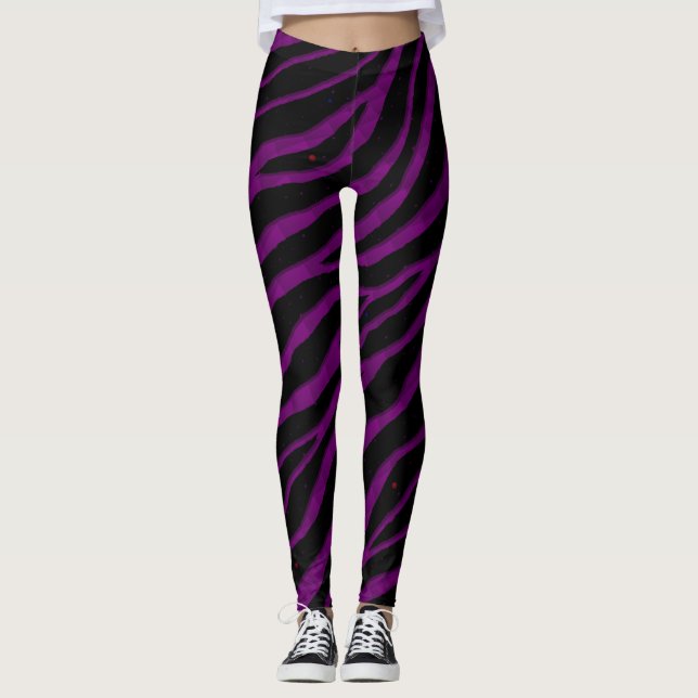 Legging Stripes de TempoEspaçoEspelhado - Roxo (Frente)