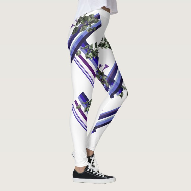 Legging Stripes e Flores (Direita)