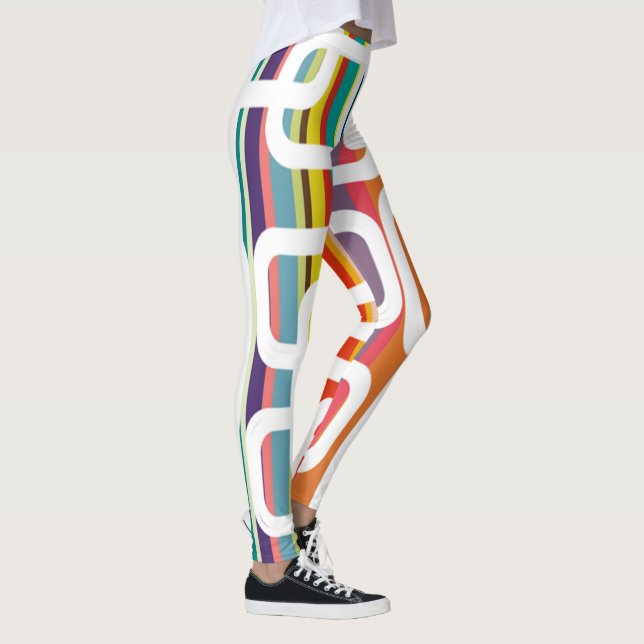 Legging Stripes e Retângulos (Direita)