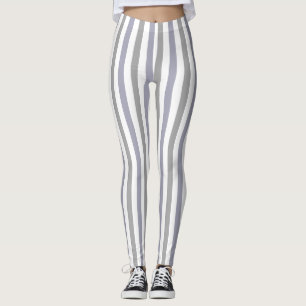 Legging stripes lilás de cinza