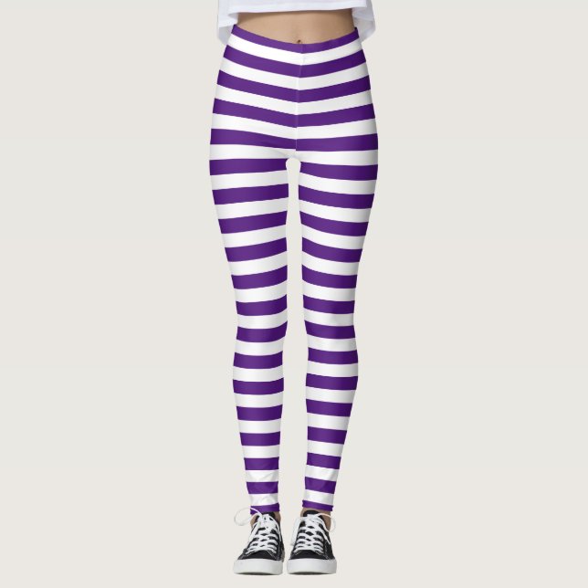 Legging Stripes Roxas (Frente)