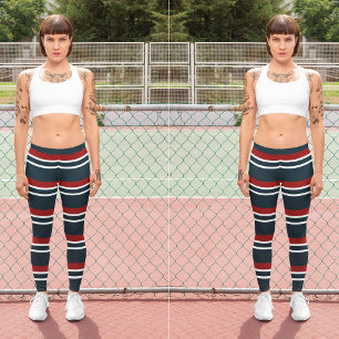 Legging Stripes Vermelhas Retroativas