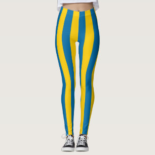 Legging Suecia Nacional Cores de Sinalizador Verticais