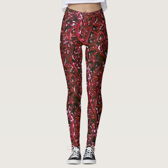 Legging Sugestões assustadoras para o Dia das Bruxas (Frente)